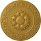 Ekena Millwork Sydney Ceiling Medallion (Fits Canopies up to 5 3/4"), Hand-Painted Iridescent Gold, 27 3/4"OD x 2"P CM27SYIGS - alternate 1